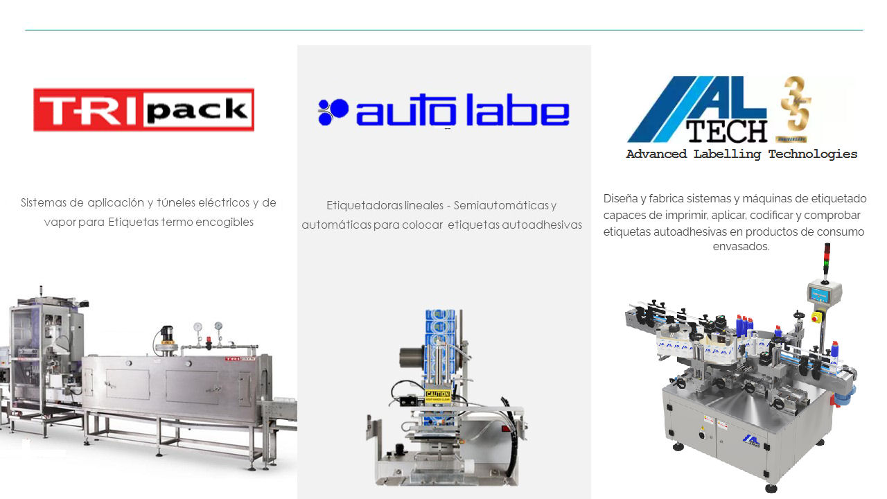 grupo de marcas 5: tripack, Auto labe, Al tech